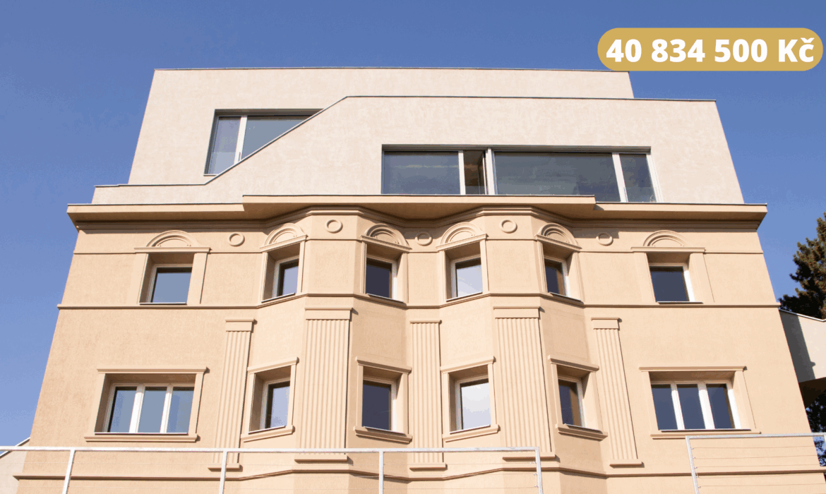 Prodej developerského projektu Bellecour – bytu 4+kk 472 m² Na Cihlářce, Praha – Smíchov