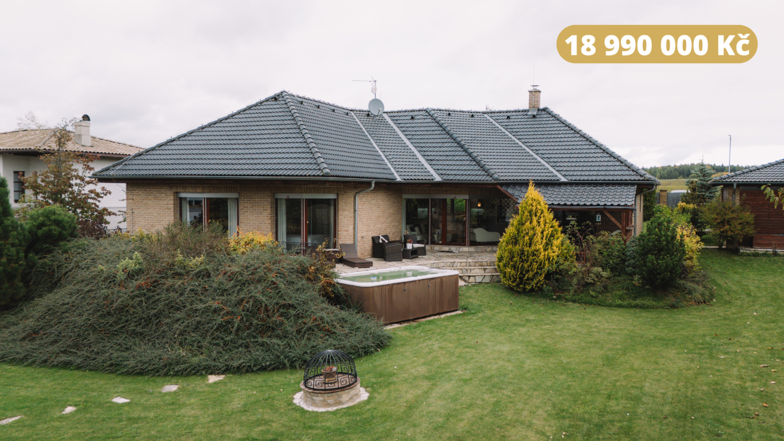 Prodej rodinného domu 200 m², pozemek 1444 m² Slunečná, Ondřejov – Turkovice