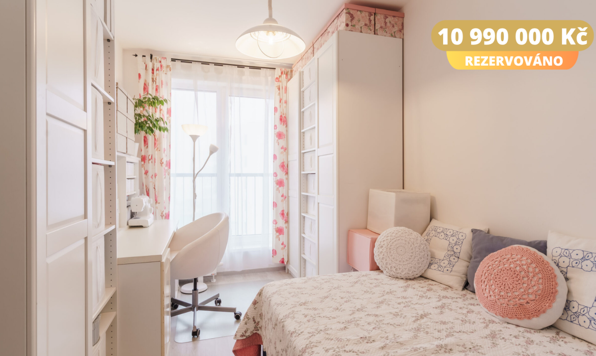 Prodej bytu 4+kk 78 m² Ke Kříži, Praha – Uhříněves – REZERVOVÁNO